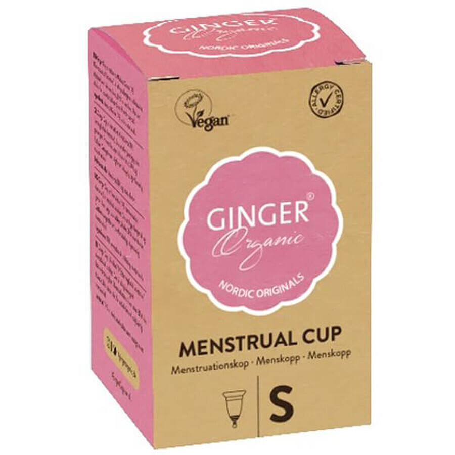 Ginger Organic, coppetta mestruale, taglia S, 1 pezzo