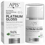 Apis Platinum Gloss Home Terapis, crema ringiovanente al platino, pelle matura, 50 ml