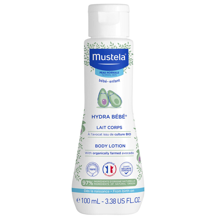 Mustela Bebe Enfant Hydra Bebe, latte corpo, dalla nascita, 100 ml