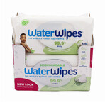 WaterWipes Soapberry Kids Bio, salviette umidificate, acqua con estratto di bacche di sapone, dalla nascita, cartone, 12 x 60 pezzi