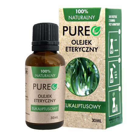 Pureo, eucalyptus essential oil, 30 ml