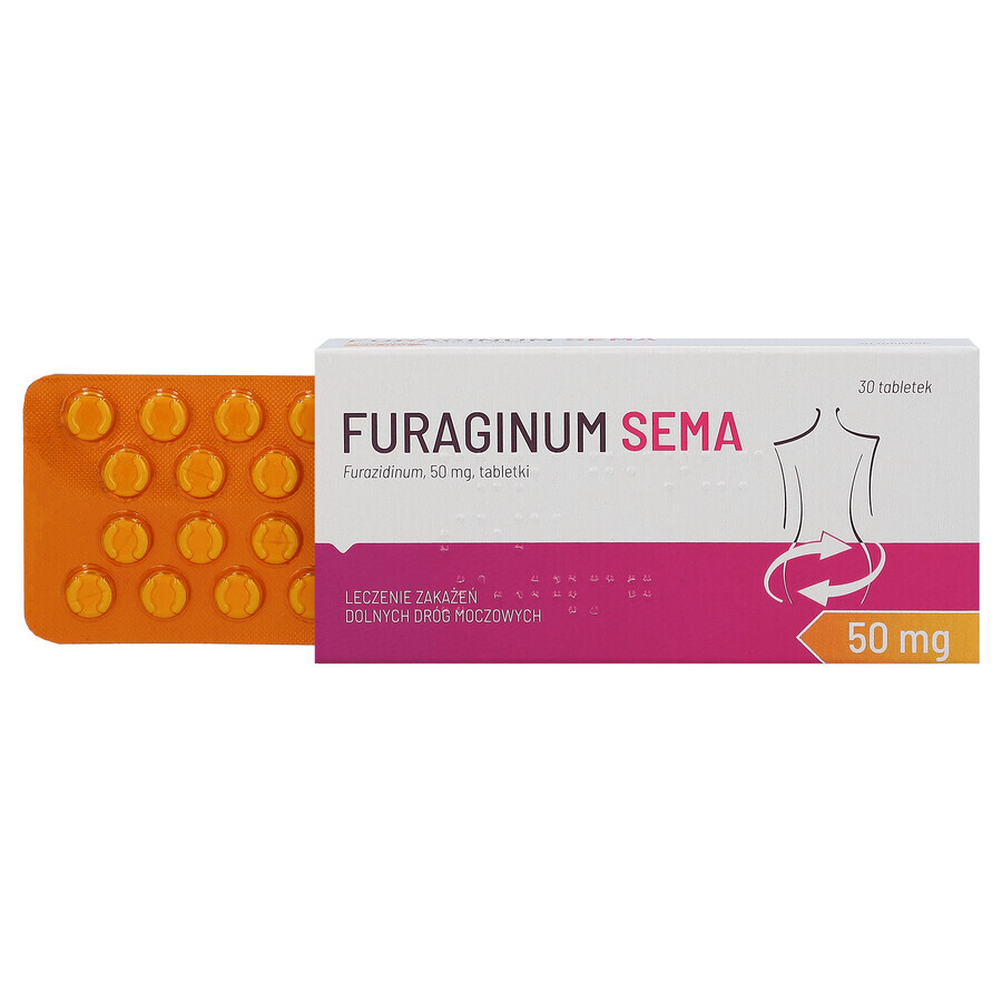 Furaginum SEMA 50 mg, 30 comprimés