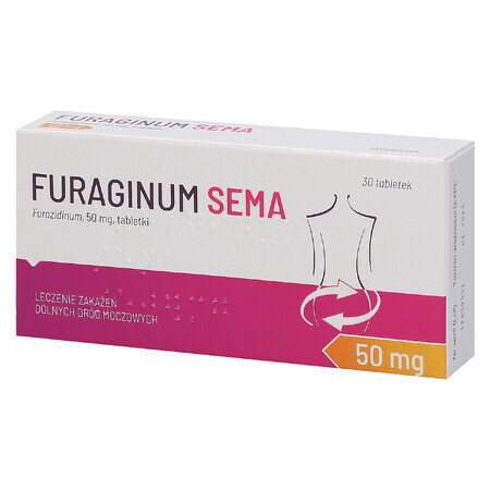 Furaginum SEMA 50 mg, 30 comprimés