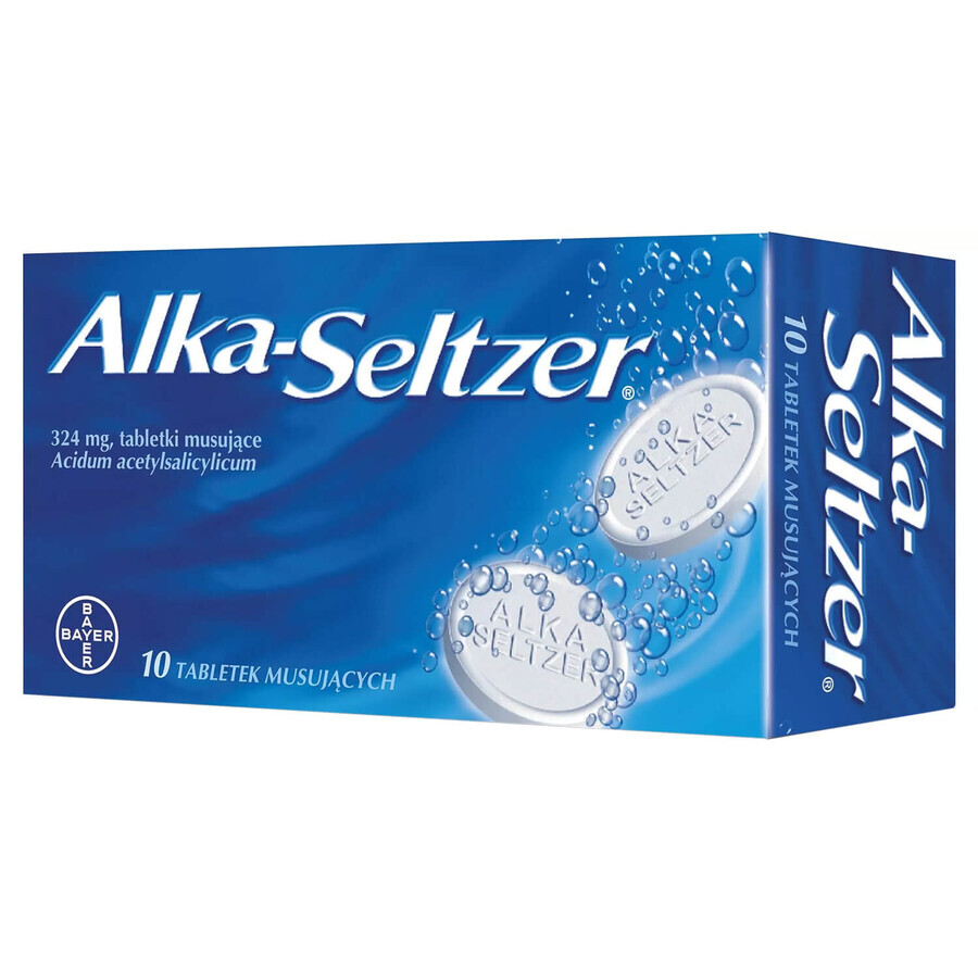 Alka-Seltzer 324 mg, 10 bruistabletten