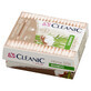 Cleanic Home Spa Bamboo, cotton fioc biodegradabili, bamb&#249; e cotone, 200 pezzi