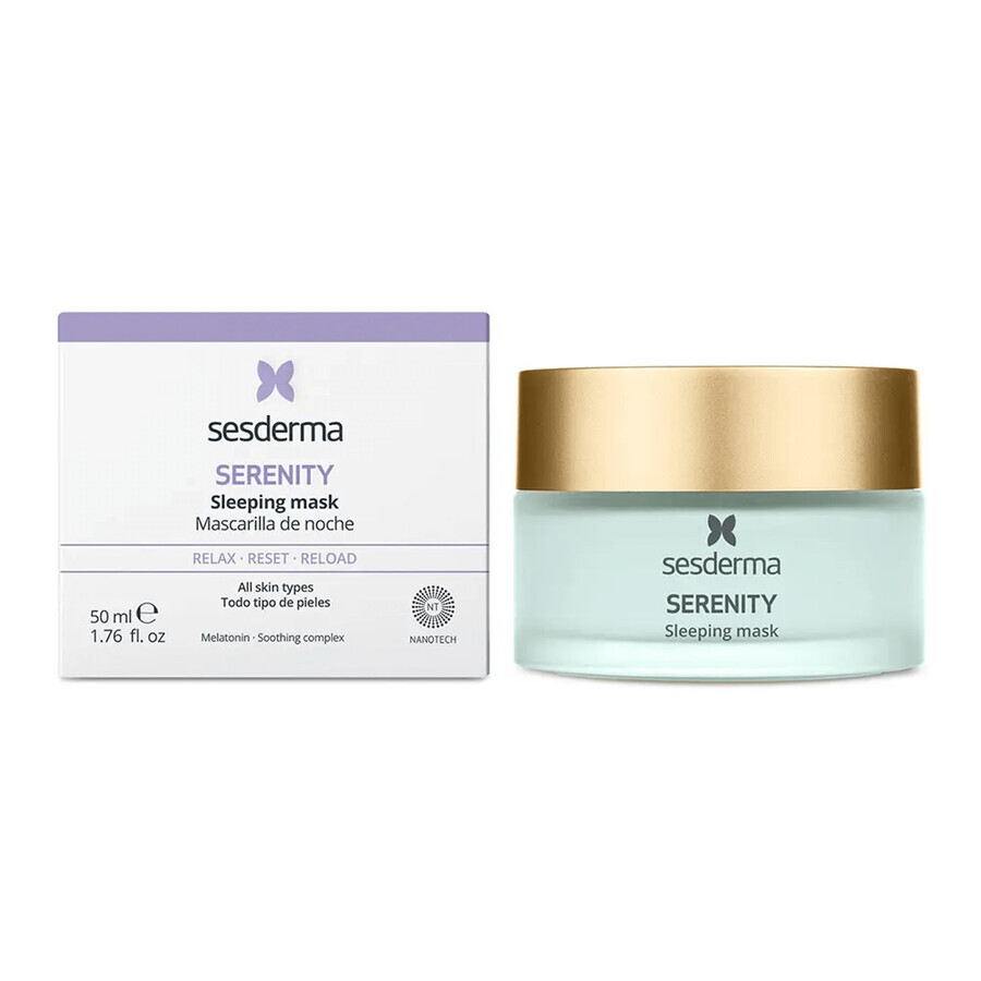 Sesderma Serenity, maschera viso notte, 50 ml