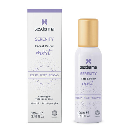 Sesderma Serenity Face &amp; Pillow Mist, nebbia da notte, 100 ml