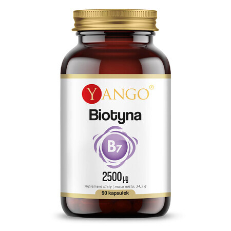 Yango Biotin 2500 µg, 90 capsules