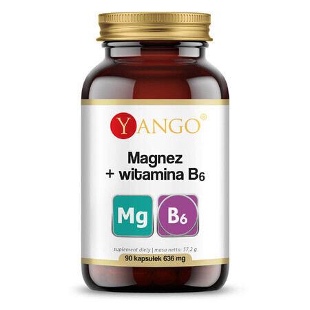 Yango Magnesio + Vitamina B6, 90 capsule