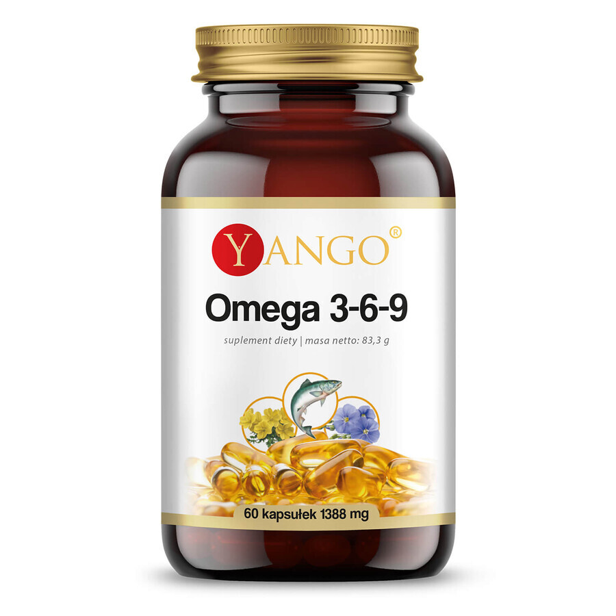 Yango Omega 3-6-9, 60 capsules