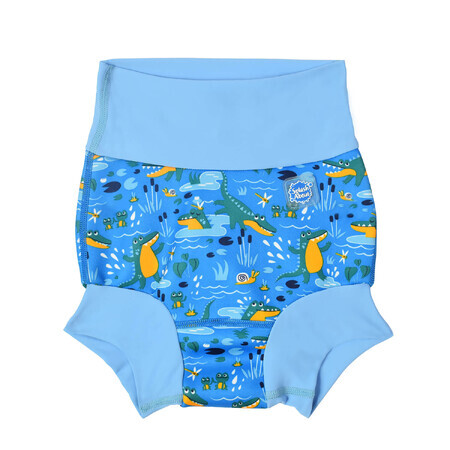 Splash About, Happy Nappy, pannolino da bagno, Coccodrilli, 3-6 mesi, taglia M, 1 pezzo