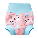 Splash About, Happy Nappy, pannolino da bagno, Nina's Ark, 0-3 mesi, taglia S, 1 pezzo