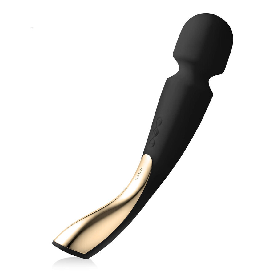 Lelo Smart Wand 2 Medium Black, Ganzkörpermassagegerät, mittel, schwarz