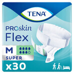 Tena Flex ProSkin, luiers, maat M, 71-102 cm, Super, 30 stuks