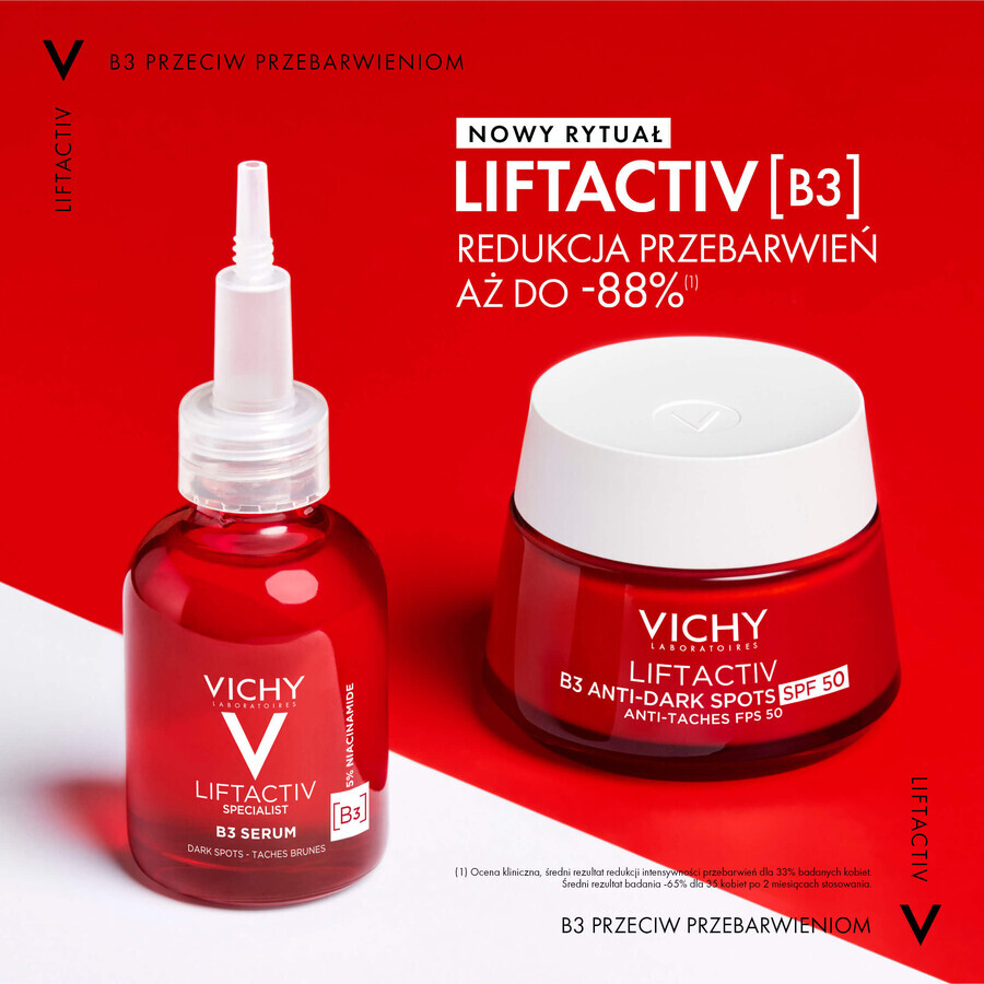 Vichy Liftactiv Specialist B3 Anti-macchie, crema antirughe, SPF 50, 50 ml