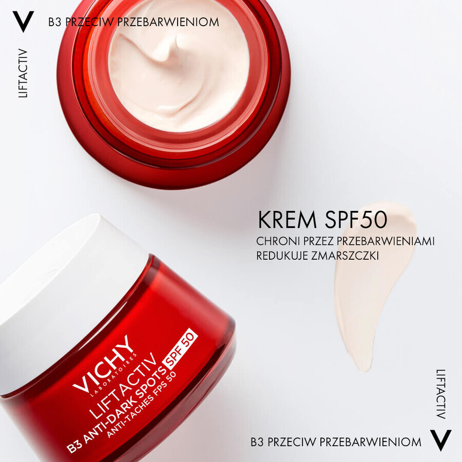 Vichy Liftactiv Specialist B3 Anti-macchie, crema antirughe, SPF 50, 50 ml