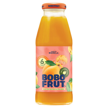 Bobo Frut Fruchtnektar, Apfel, Aprikose, nach 6 Monaten, 300 ml