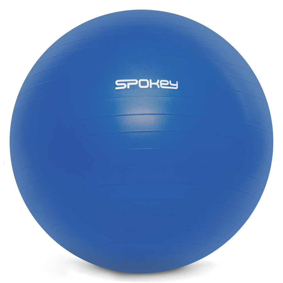 Spokey Fitball, palla da ginnastica con pompa, blu, 65 cm, 1 pezzo