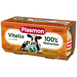 Plasmon Cena, ternera, después de 4 meses, 2 x 80 g