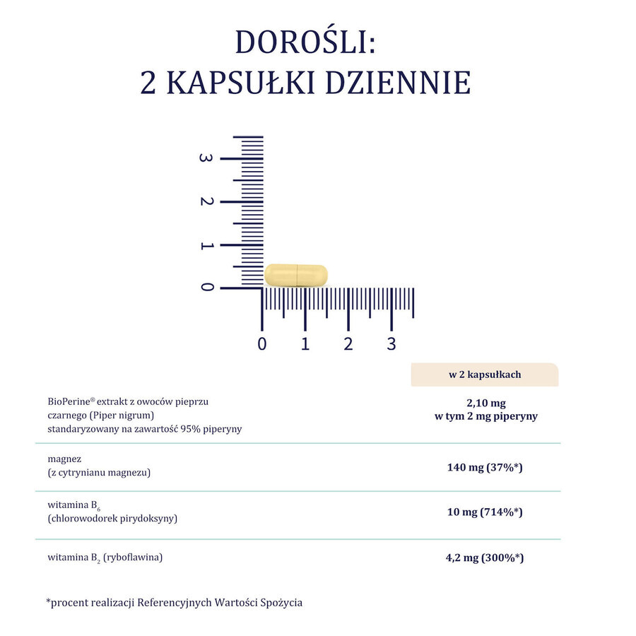 Naturell Magnesio Orgánico+, 50 cápsulas