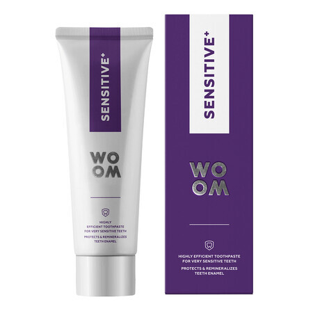 Dentifricio per protezione naturale Sensitive+, 75 ml, Woom