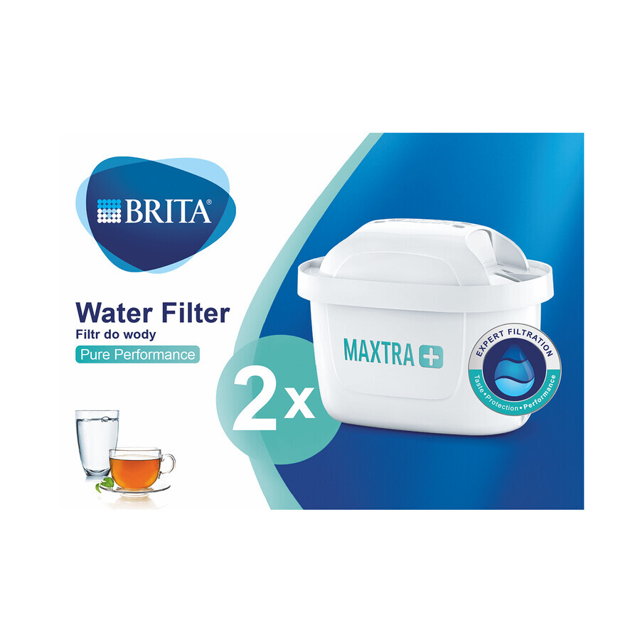 Filtro per acqua Brita Maxtra+ Pure Performance, 2 pezzi