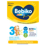 Bebiko Junior 3 Nutriflor Expert, formula nutriente a base di latte, oltre 1 anno, 600 g