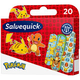 Salvequick, cerotti per bendaggi, Pokemon, 20 pezzi