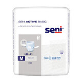 Seni Active Basic, slip assorbenti flessibili, Medium, 80-110 cm, 30 pezzi