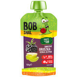 Bob Snail Fruits To Go Smoothie in tubetto, pera, mora selvatica, 120