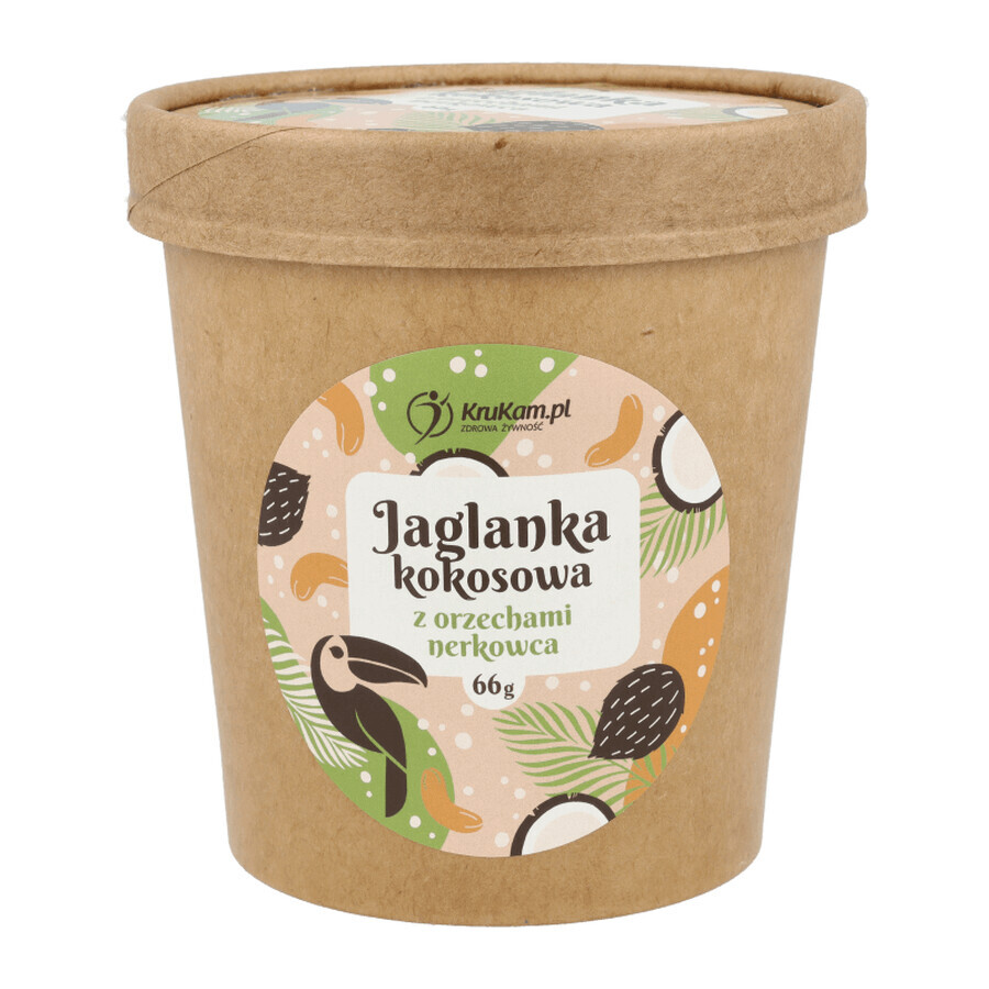 KruKam Jaglanka kokos met cashewnoten, 66 g