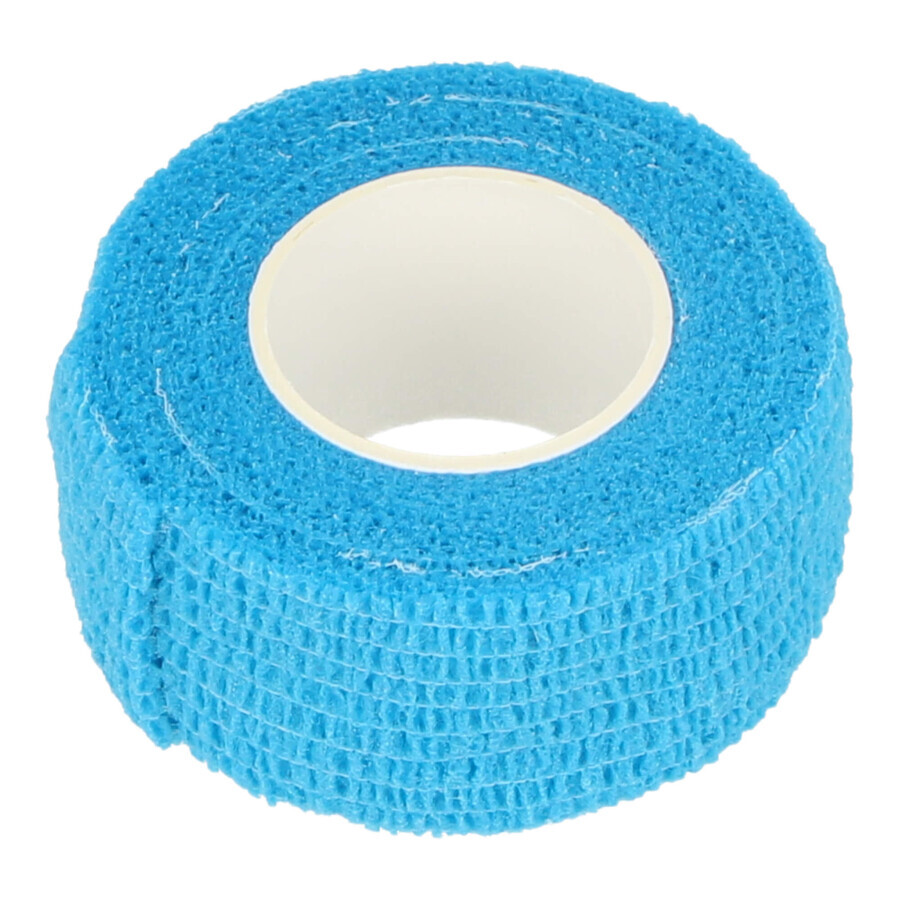 Dr Beck, Benda coesiva in tessuto non tessuto, tessuto non tessuto, azzurro, 2,5 cm x 4,5 m