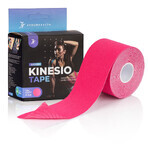 4yourhealth Kinesio Tape, nastro kinesiologico, rosa, 5 cm x 5 m