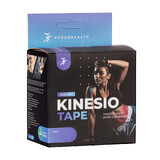 4yourhealth Kinesio Tape, nastro kinesiologico, rosa, 5 cm x 5 m