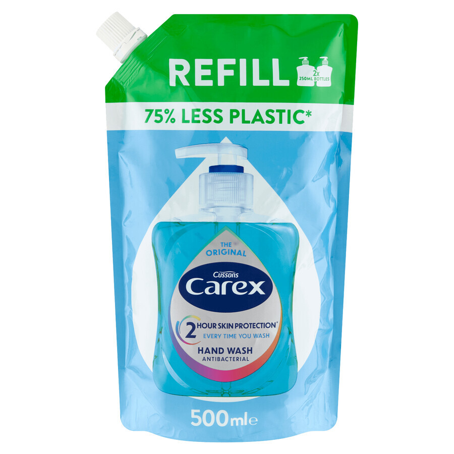 Carex Original, antibacterial liquid soap, reserve, 500 ml