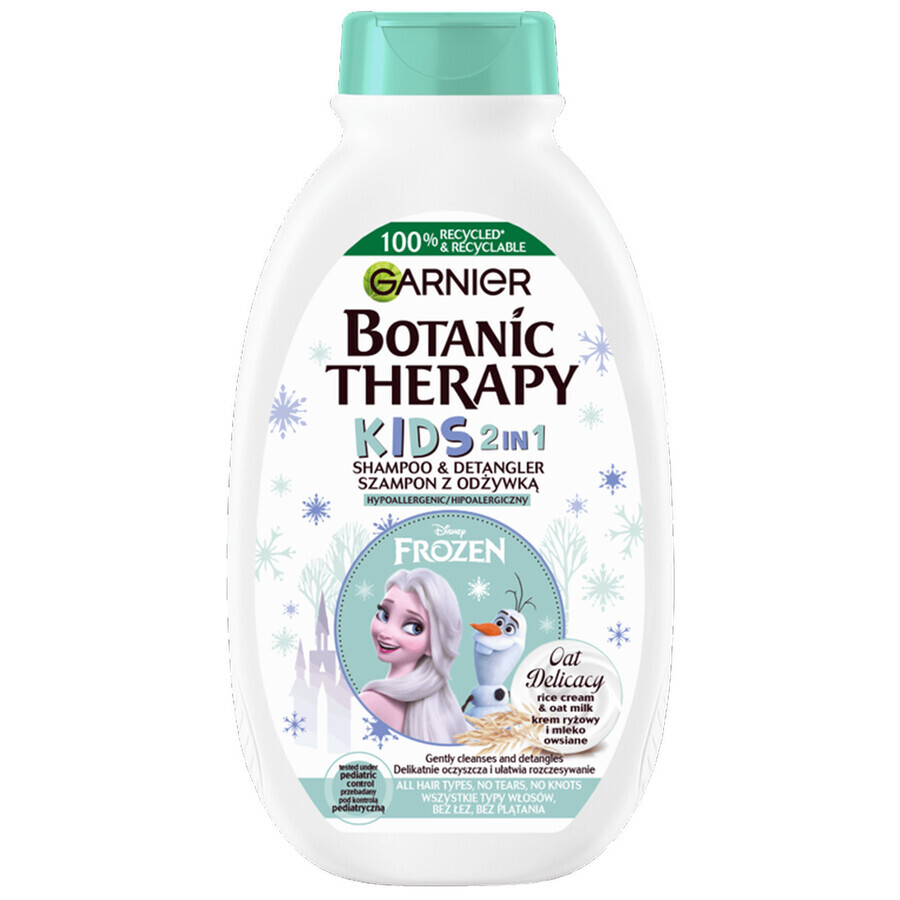 Garnier Botanic Therapy Kids, shampoo e balsamo 2 in 1 per bambini, Era Glaciale, 250 ml