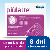 Humana Piulatte, for breastfeeding women, 5 gx 8 sachets