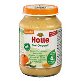 Holle Bio plato, calabacín, calabaza, patata, después de 6 meses, 190 g