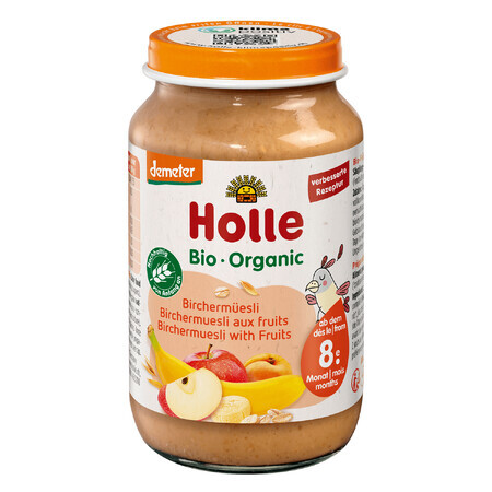 Holle Dessert Bio, muesli con fruta, después de 8 meses, 220 g