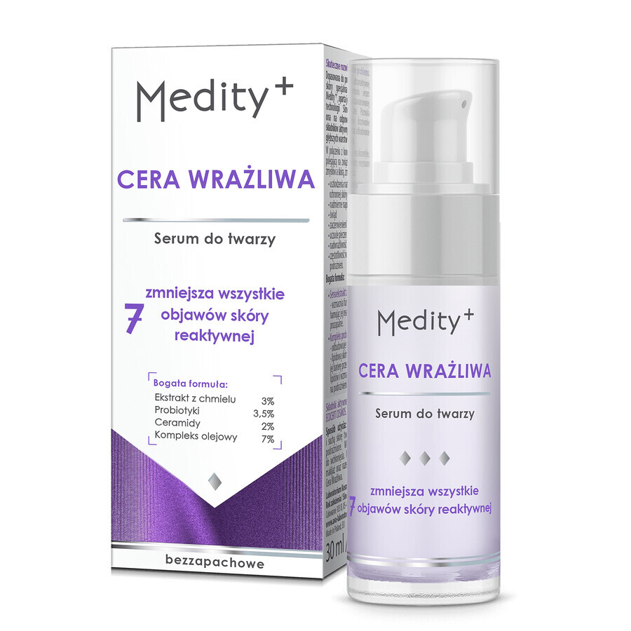 Ava Medity+ Pelle sensibile, siero per il viso, 30 ml