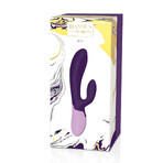 Rianne S Essentials Xena Rabbit Vibrator Deep Purple, coniglietto massaggiatore vibrante riscaldato, viola, 1 pezzo