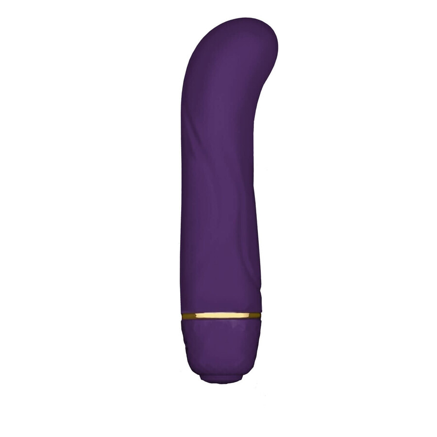 Rianne S Mini G Floral Deep Purple, masseur vibrant et stimulateur du point G, violet, 1 pièce