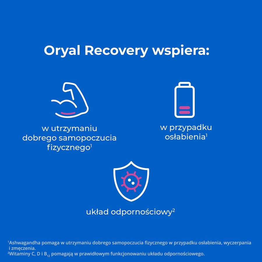 Oryal Recovery, 16 compresse effervescenti