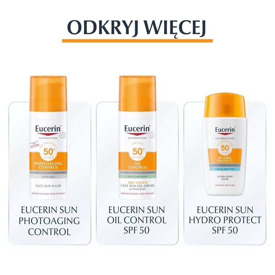 Eucerin Sun Pigment Control, fluide protecteur pour l'hyperpigmentation, SPF 50+, 50 ml