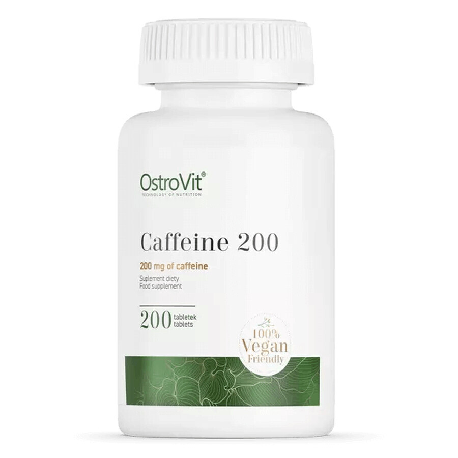 OstroVit Caffeina 200, caffeina 200 mg, 200 compresse