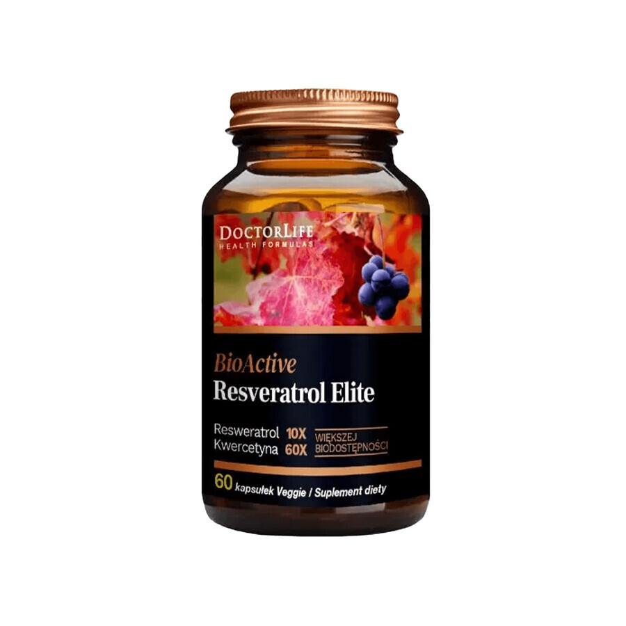 Doctor Life Resveratrol Elite BioActive, 60 cápsulas vegetales