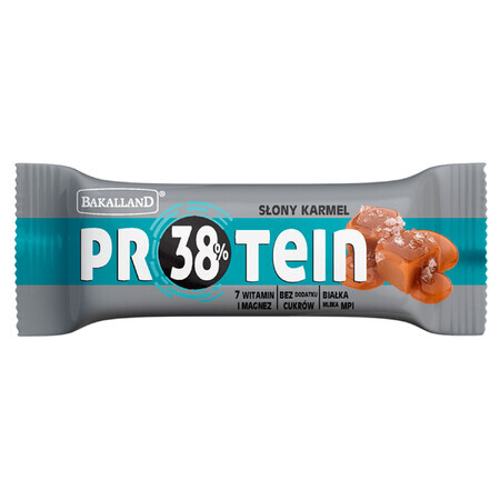 Bakalland Protein Barretta proteica, caramello salato, 35 g