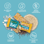 Bakalland BA! Barretta ai cereali, 5 cereali e cocco con chia, senza zuccheri aggiunti, 30 g