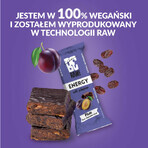 BeRAW! Energy, barretta energetica, prugna, cioccolato fondente, 40 g