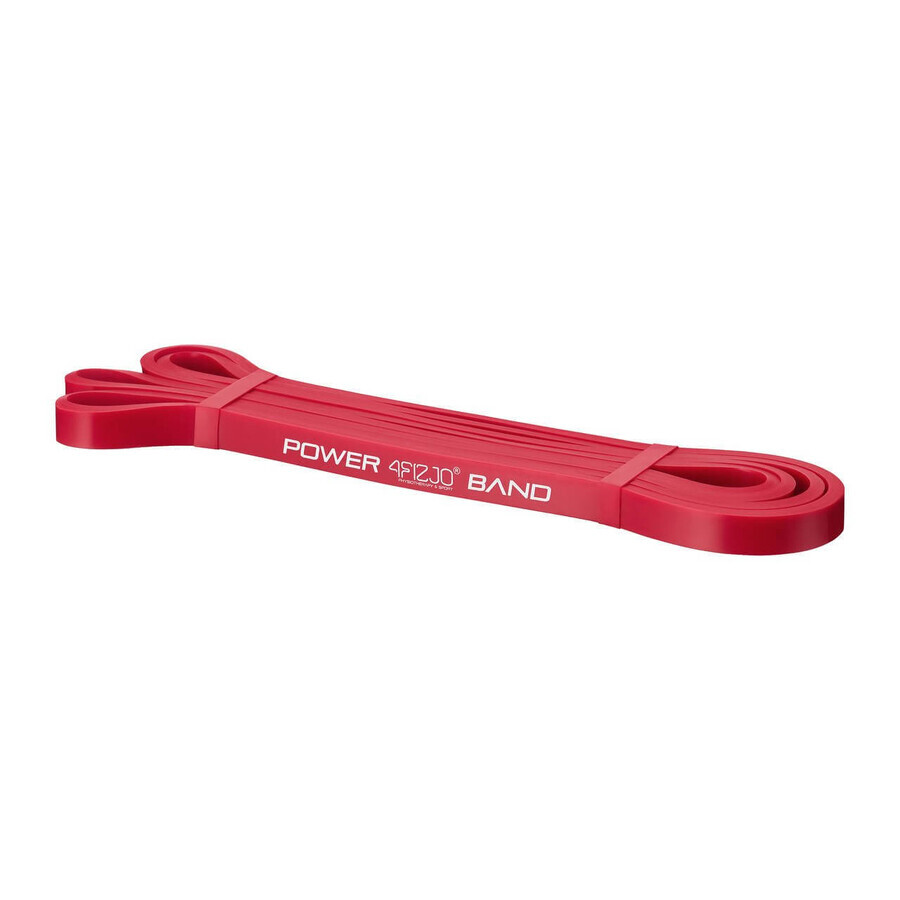 4Fizjo Power Band, banda di resistenza per esercizi, rossa, 6-10 kg